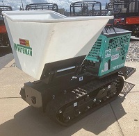 Blue colored concrete buggy from Holt of California.
